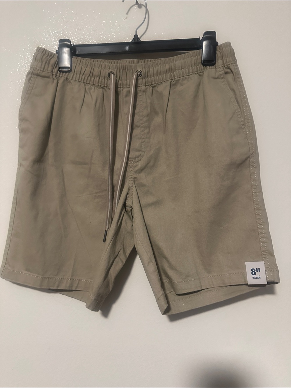 George Men's Athletic Drawstring Shorts - Tan